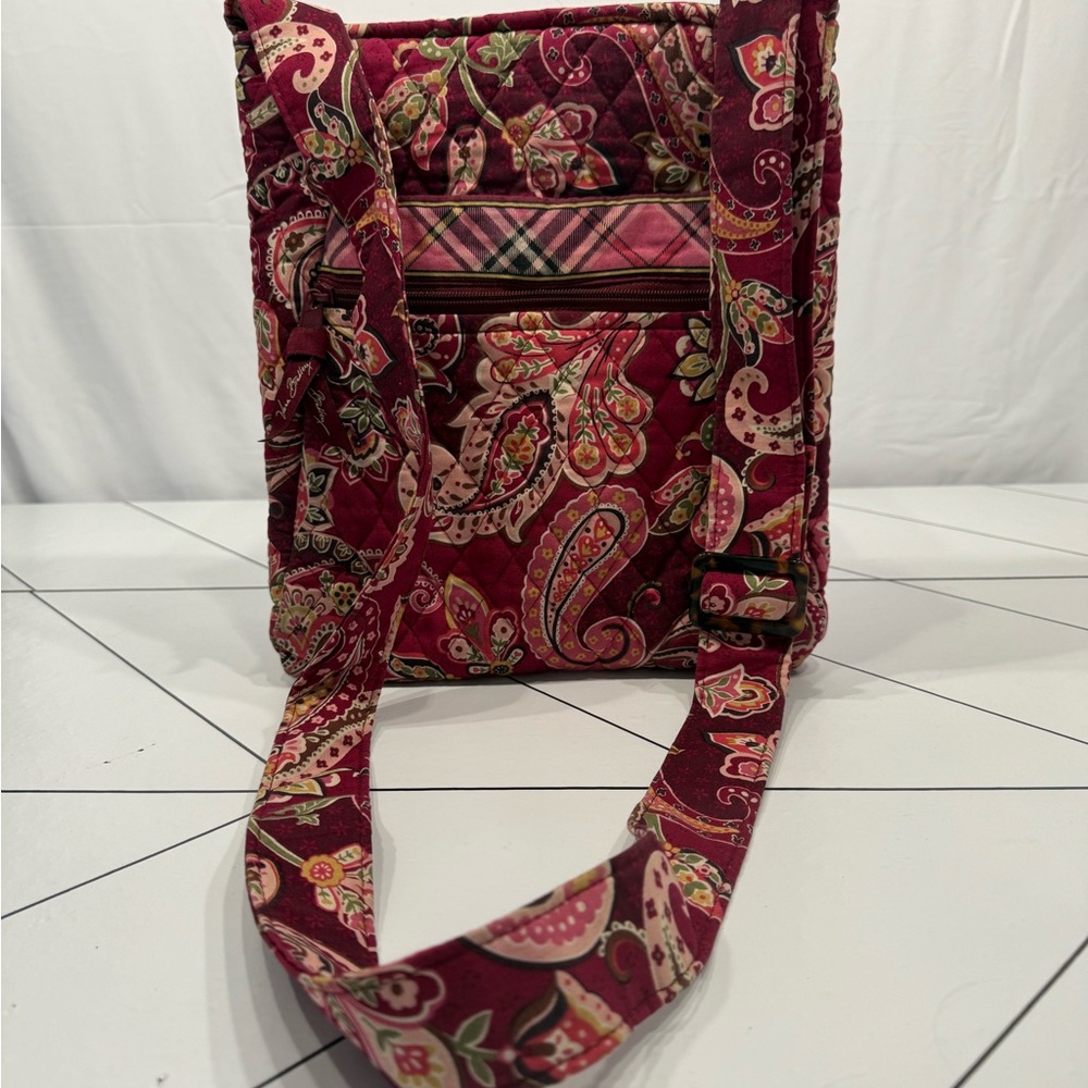 Vera Bradley Burgundy Paisley Crossbody Bag